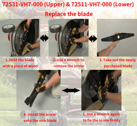 Fascinatte blade compatibility for Honda HRR216 series supports easy maintenance across models.