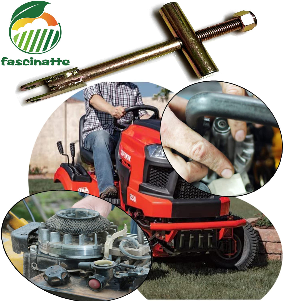 Fascinatte Hustler-compatible pivot kit assembly with precise 5/8-11 threading.