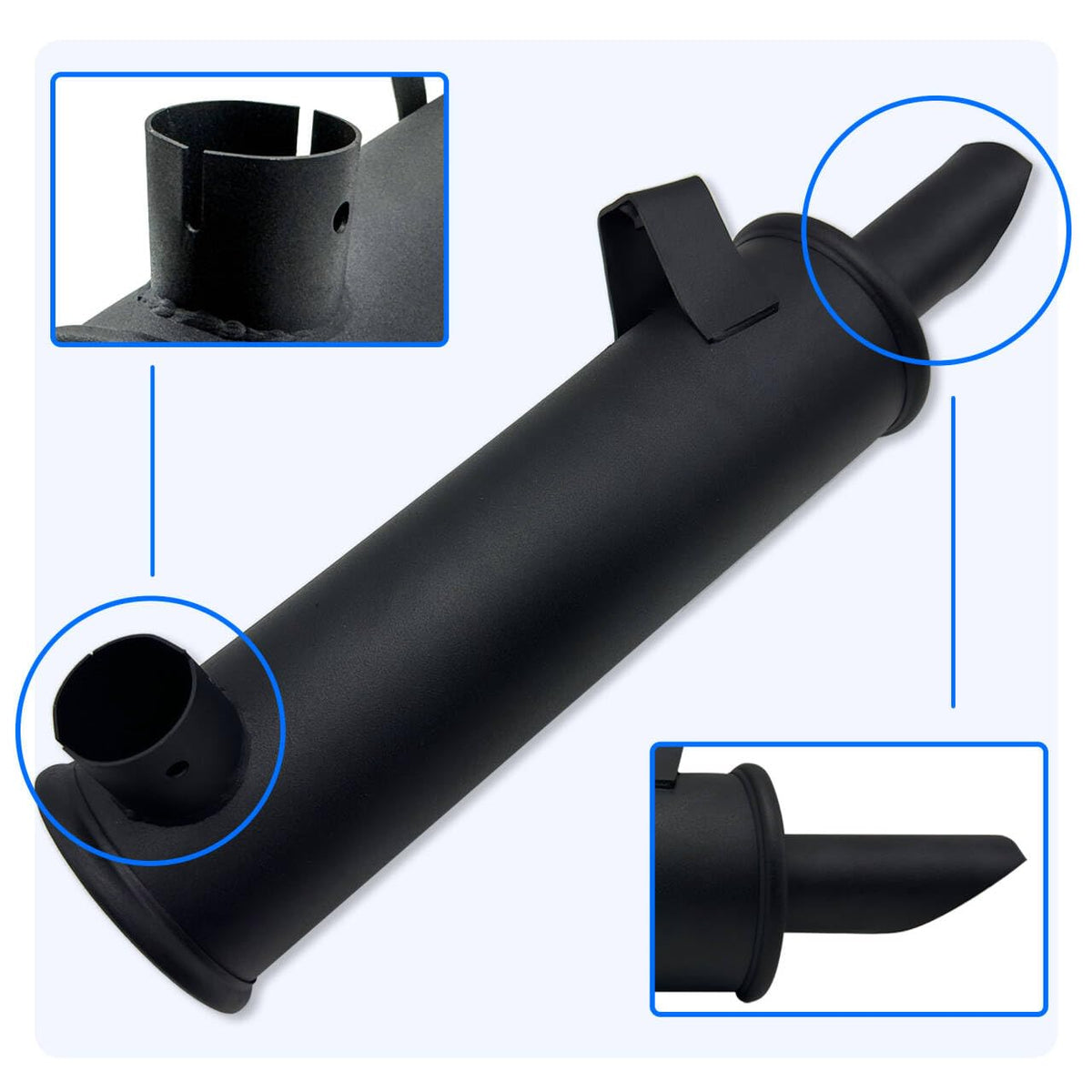 Fascinatte muffler for Kohler K321 compatible construction supports durable, long-term use
