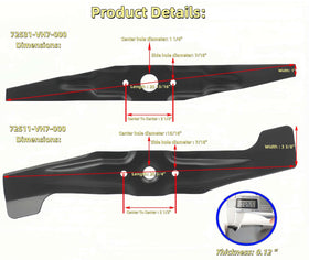 Fascinatte lower blade 72511-VH7-000 for Honda HRR216 ensures precise clipping.