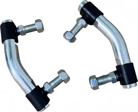 Fascinatte pivot link 2-pack close-up, rugged metal for durable mower linkage.