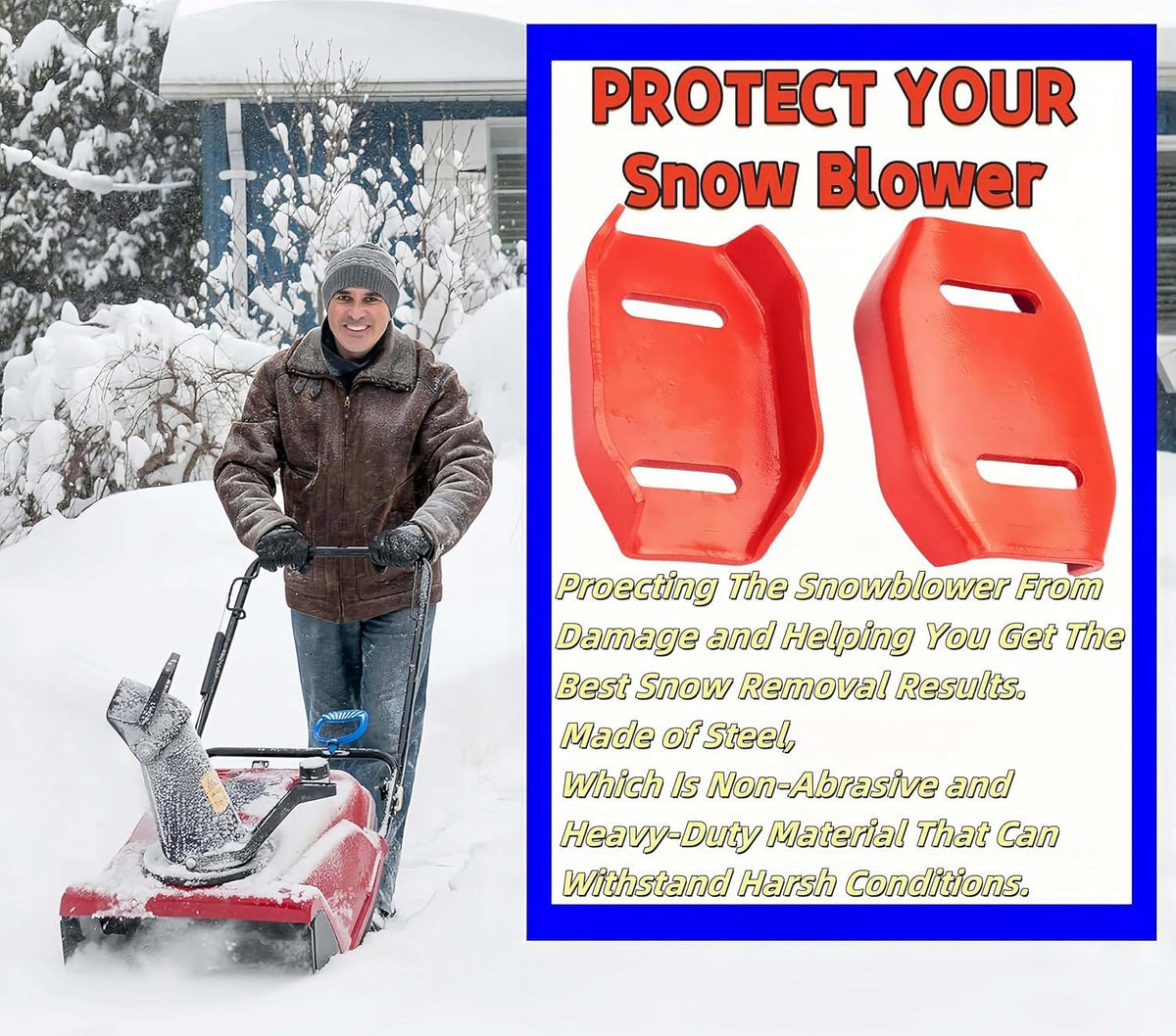 Fascinatte skid plates compatibility with MTD snow blowers