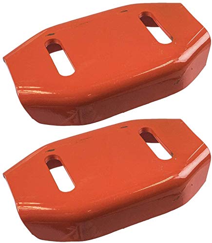 Fascinatte snowblower skid plates set of 2 undercarriage protection in action