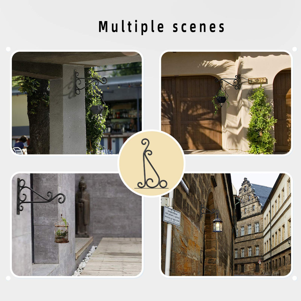 Fashion&cool easy-install bracket with mounting screws offers stable support.