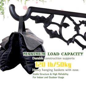 Fashion&cool hand-forged aluminum hanger emphasizes durability and weather resistance for outdoors.