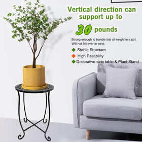 Fashion&cool classic plant stand styling for garden corners.