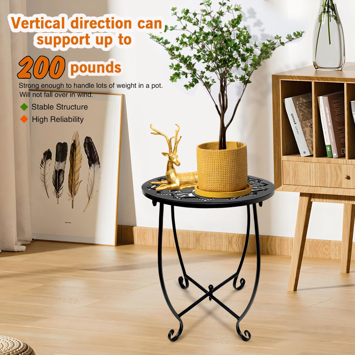 Fashion&cool plant-stand highlights, ideal for showcasing greenery indoors or outside.