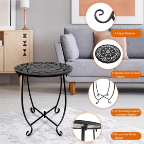 Fashion&cool patio side table with stable base for daily use