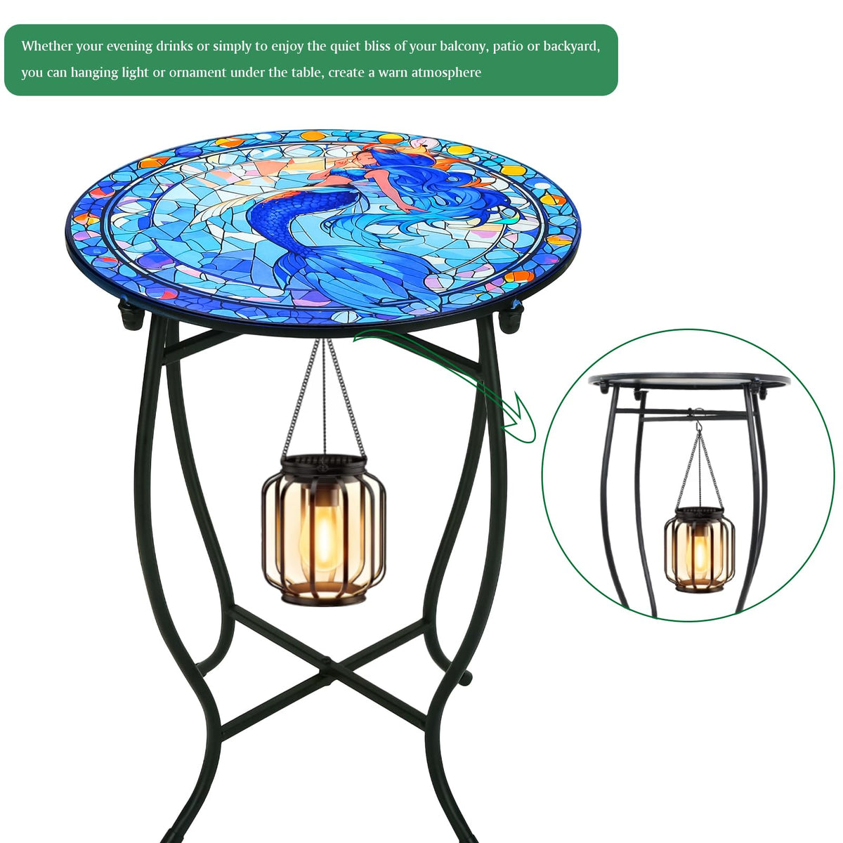 Fashion&cool round table assembly demonstrates quick setup and stability.