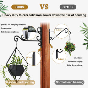 Fashion&Cool versatile hanger for planters, lanterns, wind chimes and lights