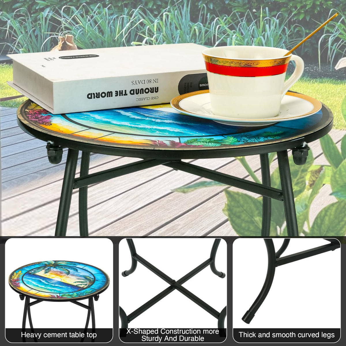 Fashion&cool sturdy double-X welded legs enhance stability and load capacity.