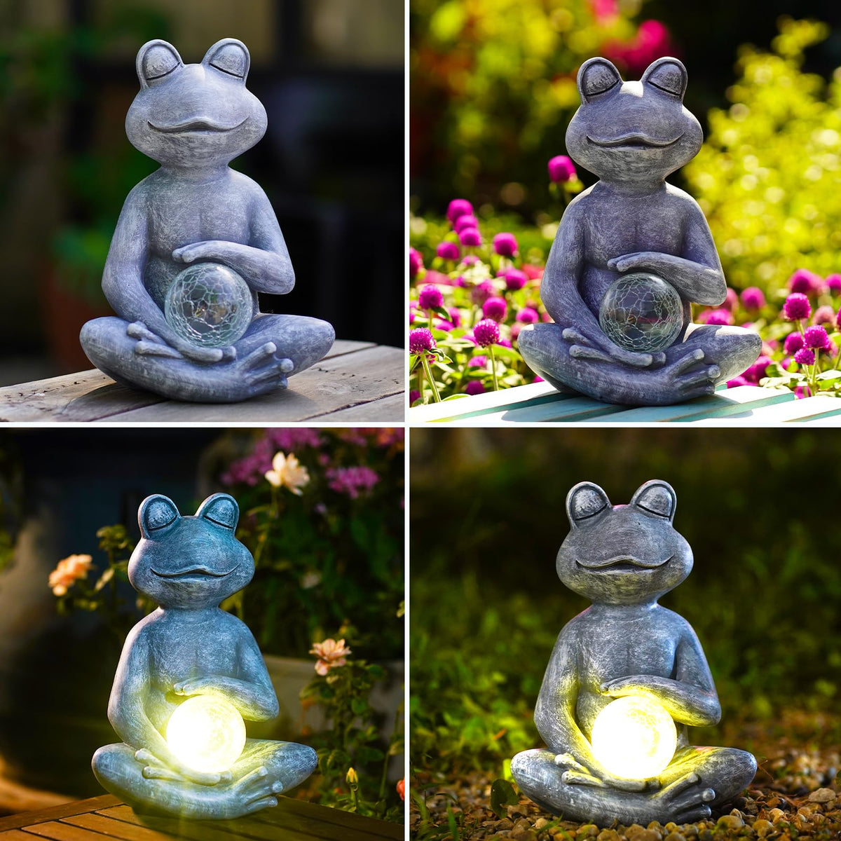 Fashionoda solar-powered lantern enhances evenings with subtle garden lighting.