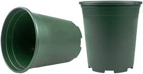 Durable Fasmov nursery pots with a stackable design for easy storage.