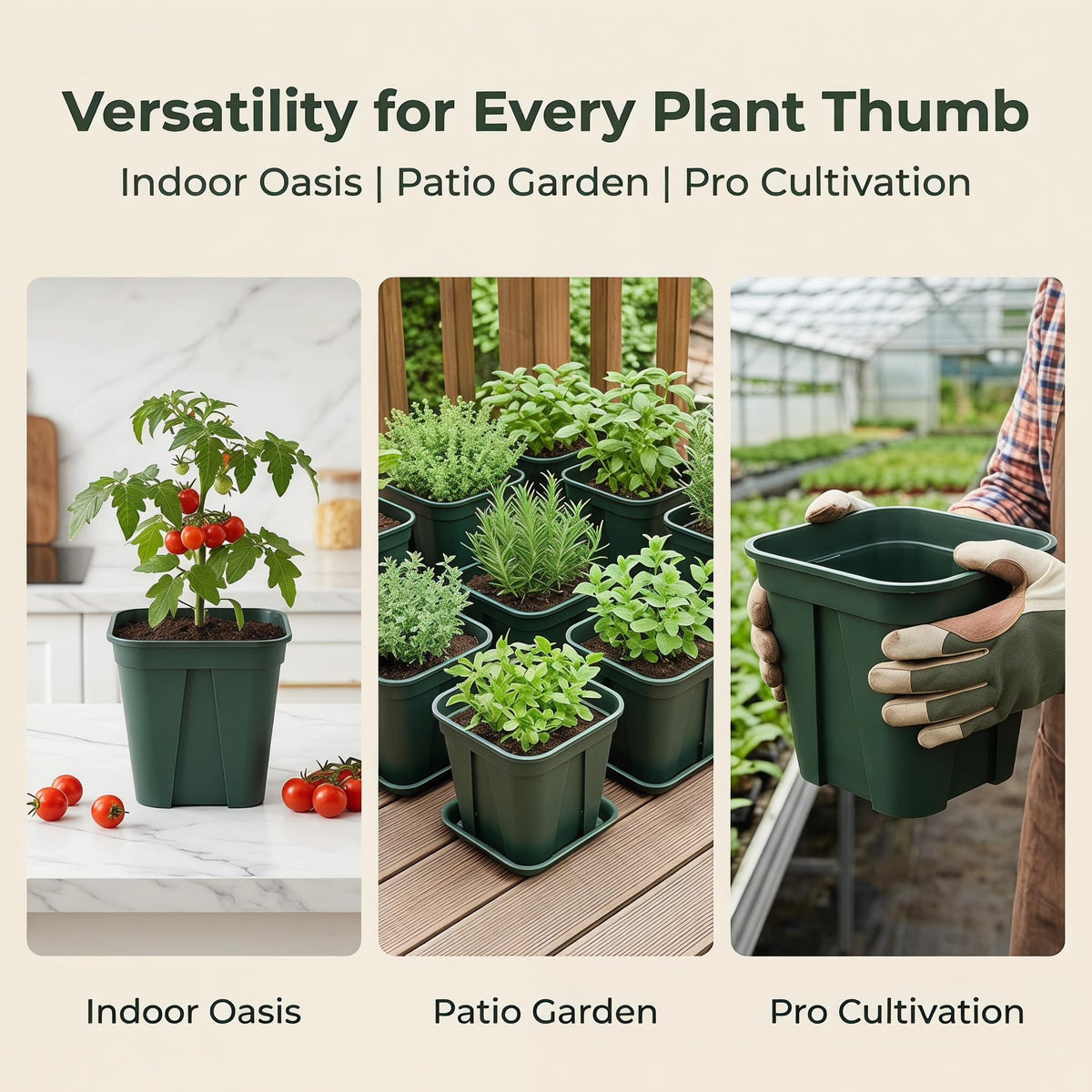 Fasmov pot for flowers and vegetables, great for home gardens