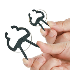 Fasmov small 1-inch clip secures delicate stems to supports.