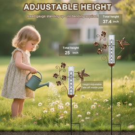 Fastruggle fairy-tale yard art design blending beauty with rainfall tracking