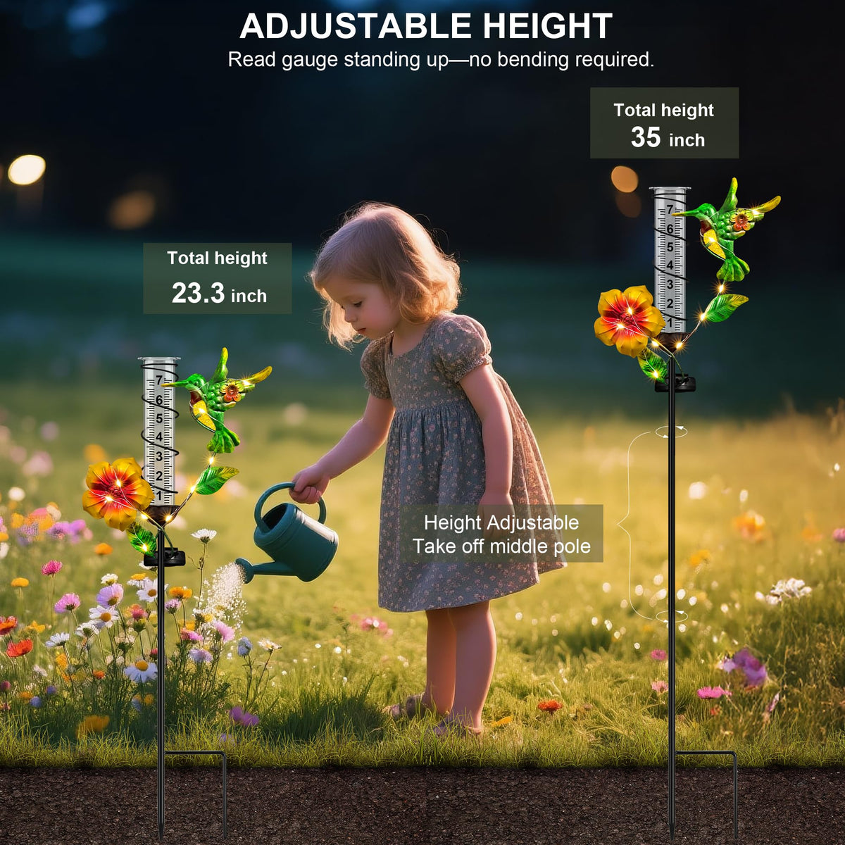 Fastruggle deep ground plug stabilizes the gauge in all weather