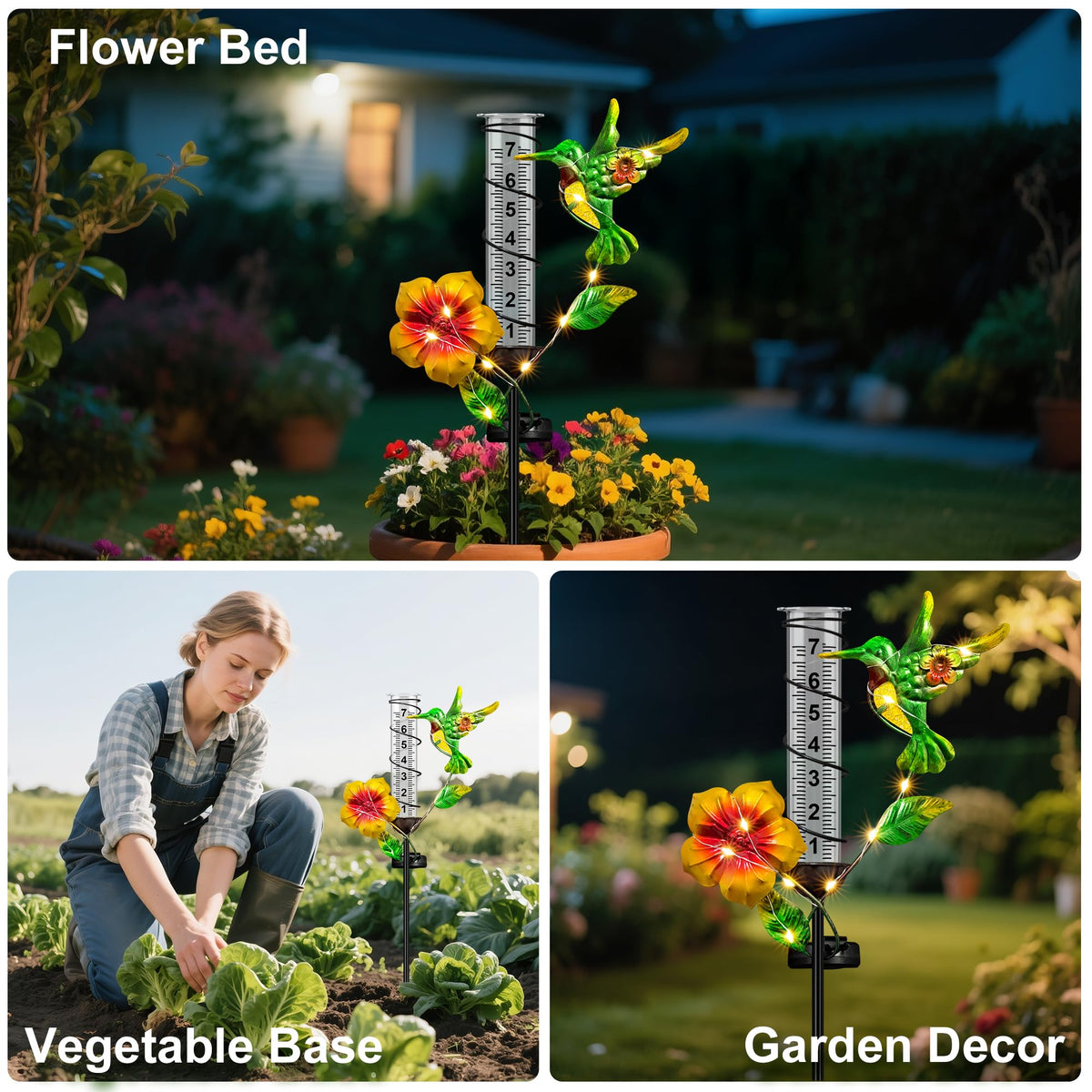 Fastruggle height-adjustable stand keeps readings visible over plants