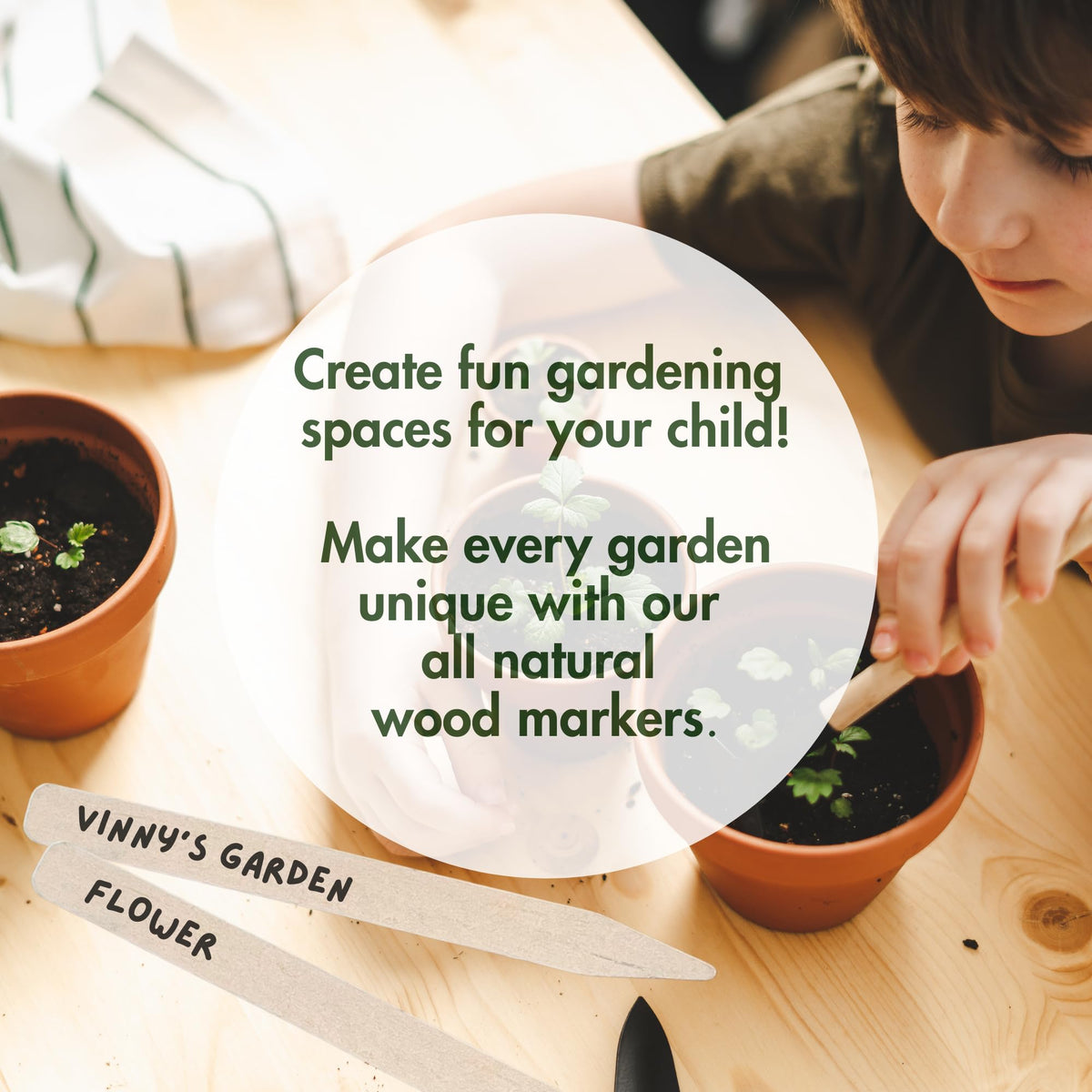 Fastway eco-friendly garden markers help organize beds across seasons.