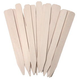 Fastway wood plant marker 10in helps clearly identify plants in garden beds.
