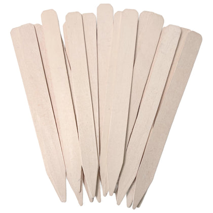 Fastway wood plant marker 10in helps clearly identify plants in garden beds.