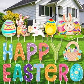 FathiSooc reusable Easter yard signs keep celebrating year after year