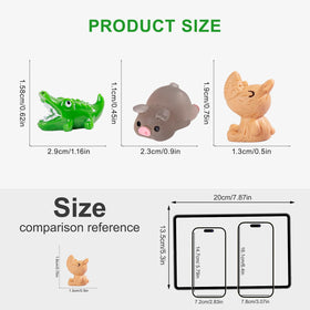 Faunamancy resin farm animals figures great for dollhouses and displays.