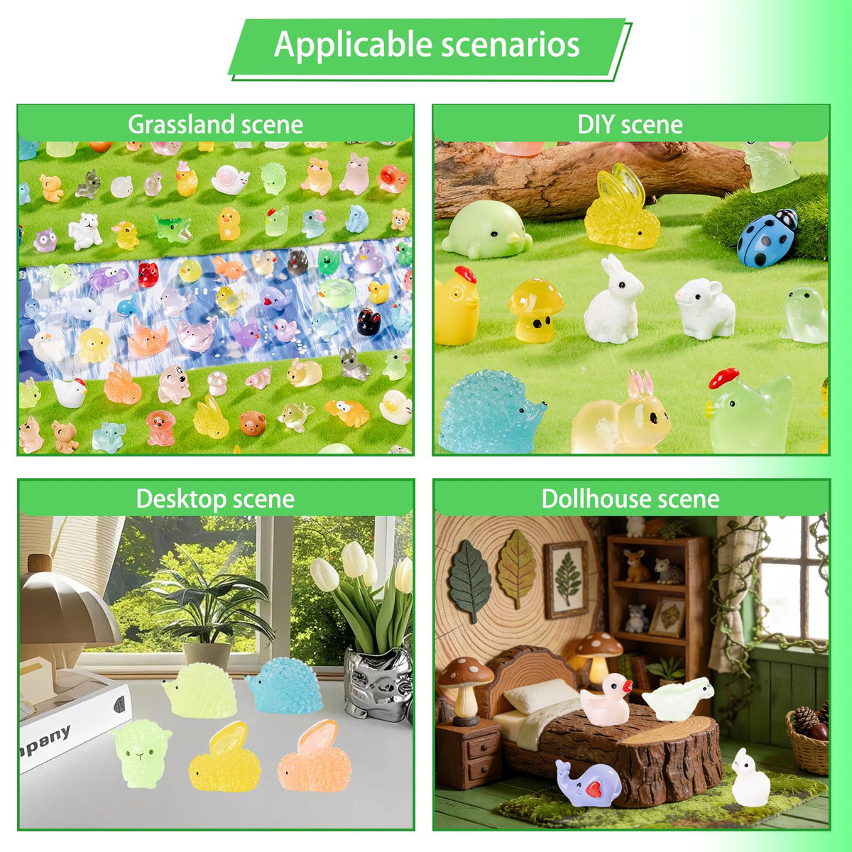 Faunamancy resin figures for DIY dollhouses and party décor.