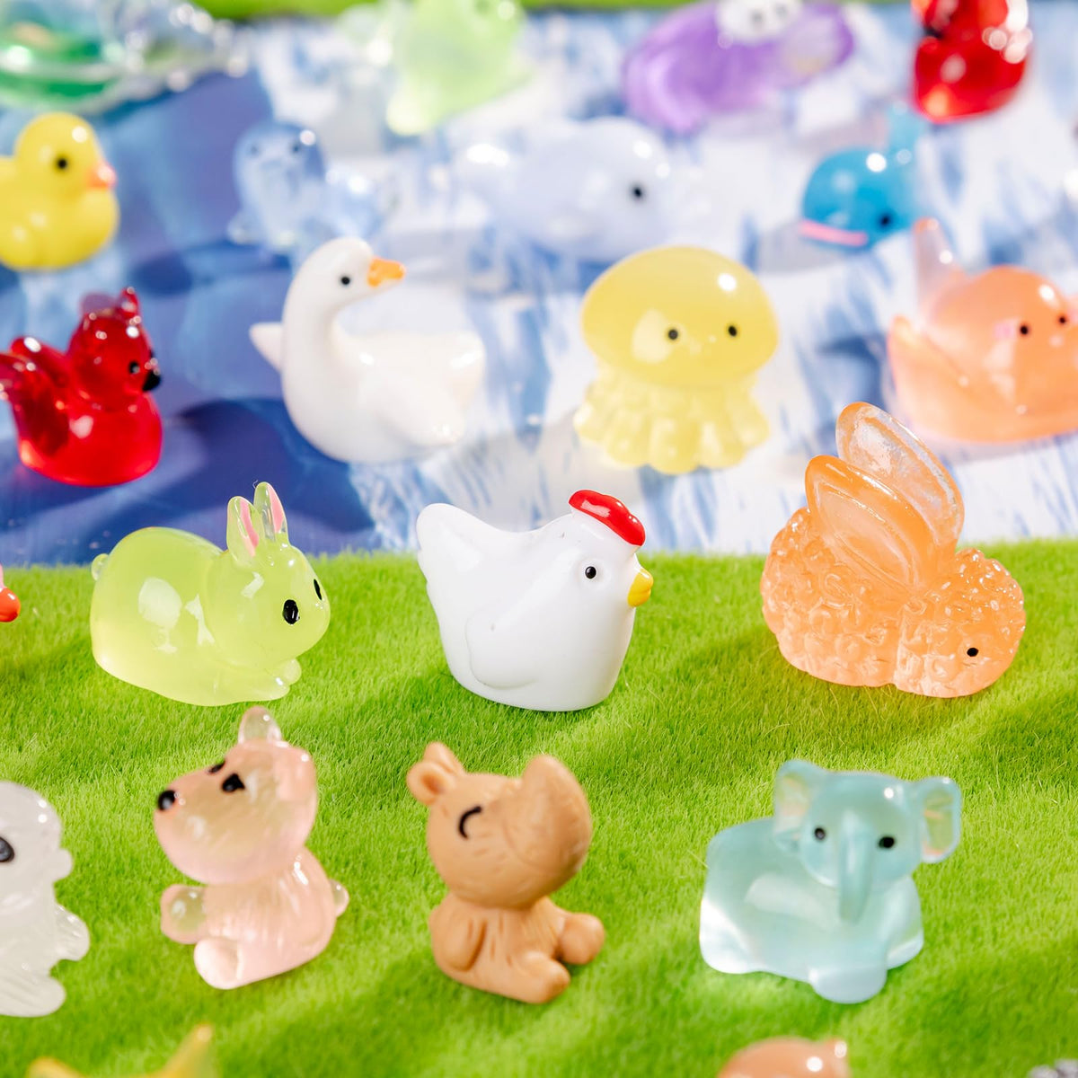 Faunamancy forest critters figures enliven miniature landscapes and terrariums.