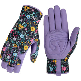 fauson gardening gloves women printed touchscreen grip for precise tool handling.