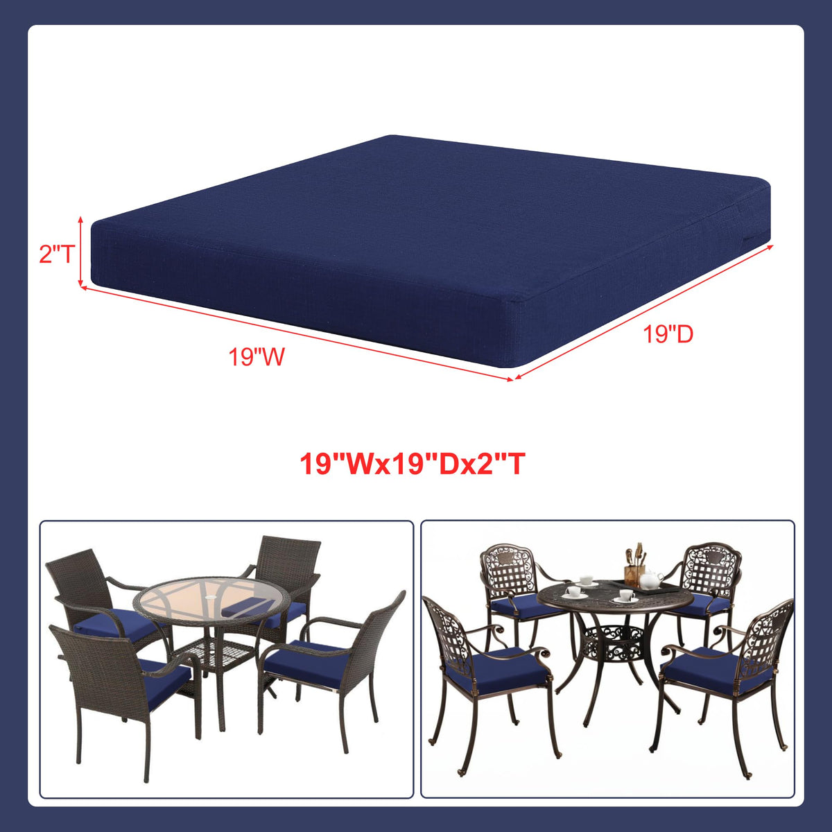 Favoyard 28D foam insert provides firm support that returns to shape.