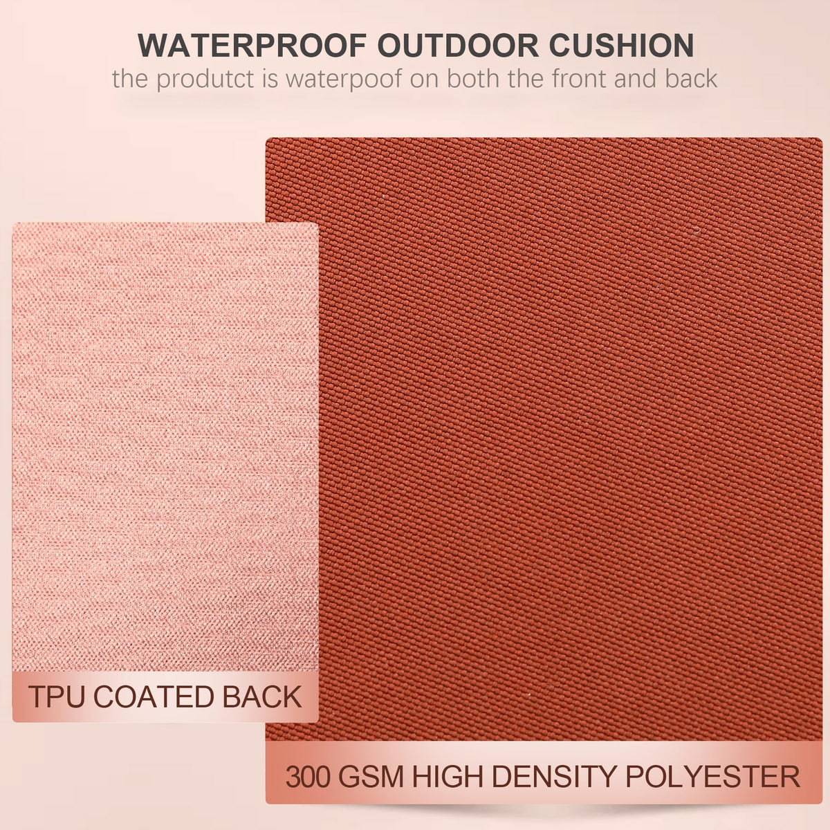 Favoyard 28D high resilience foam offers supportive, comfortable seating.