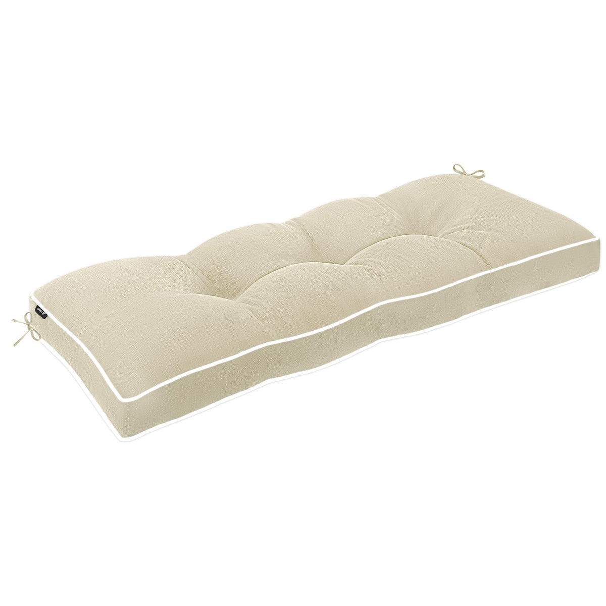 Favoyard bench cushion with waterproof fabric for dry outdoor seating