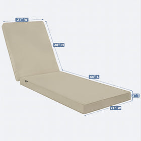 Favoyard chaise lounge back cushion 21x28 inches supports relaxed poolside lounging