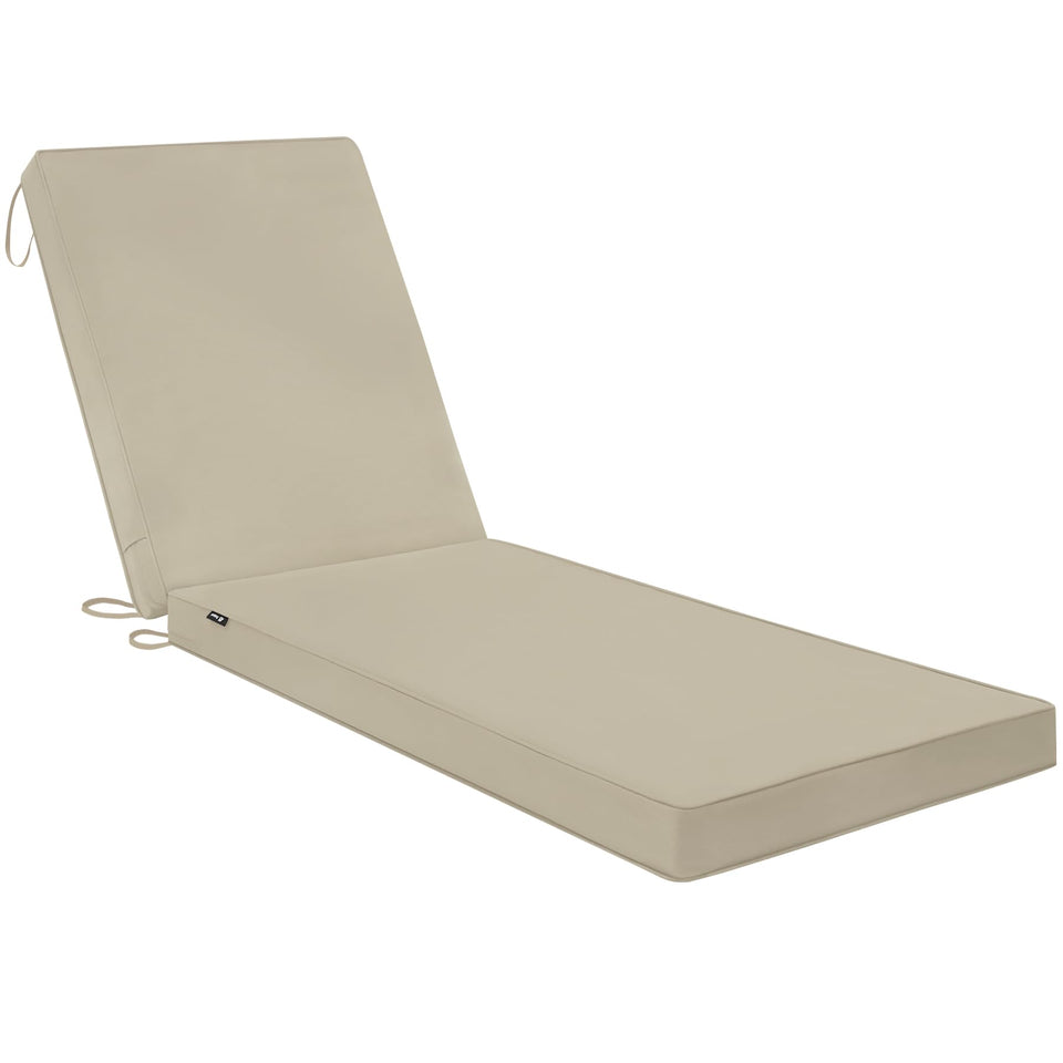 Favoyard chaise lounge seat cushion 21x44 inches for outdoor comfort and durability