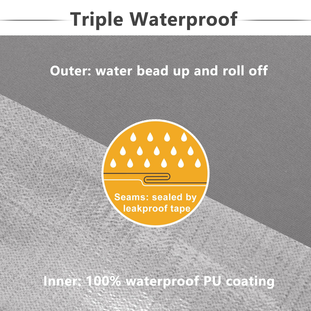 Favoyard cushion featuring hidden zipper for easy cover removal and cleaning.