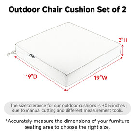 Favoyard cushion with waterproof TPU cover keeps foam dry during rain.