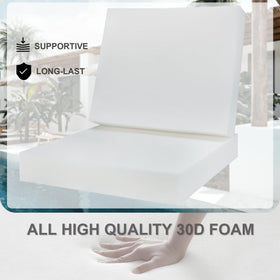 Favoyard high-resilience foam core supports comfortable seating