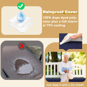Favoyard cushion featuring 28D high-resilience foam core