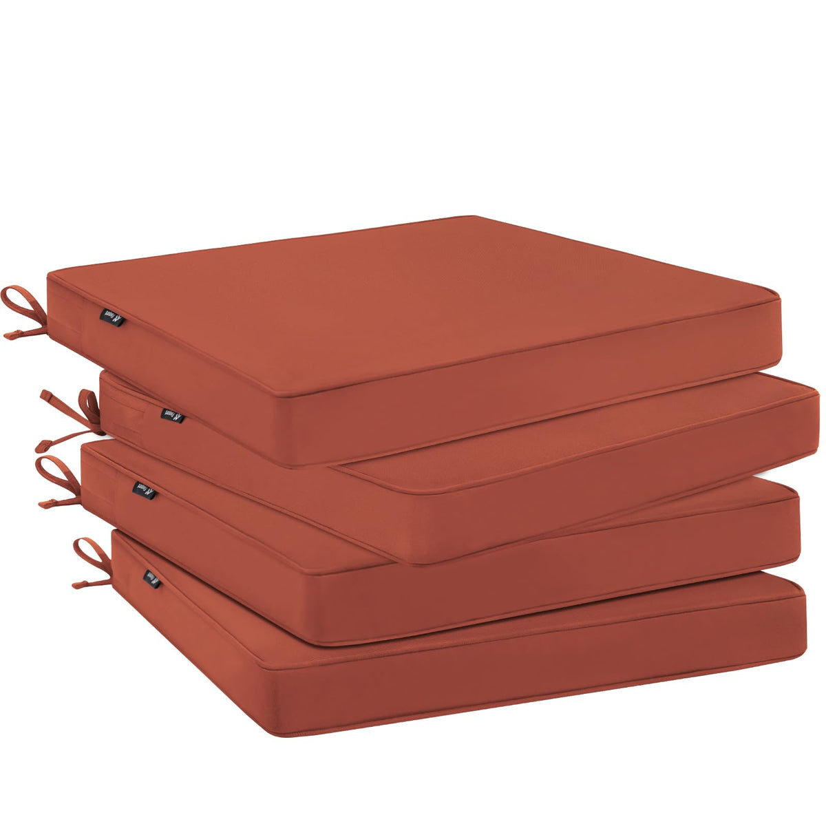 Favoyard outdoor chair cushions 19x19 inch with hidden zipper for easy cleaning and secure fit.