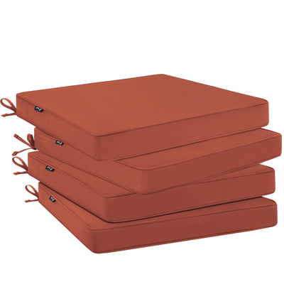 Favoyard outdoor chair cushions 19x19 inch with hidden zipper for easy cleaning and secure fit.