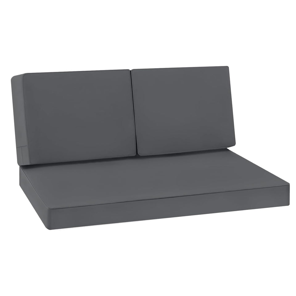 Favoyard outdoor loveseat cushions in 46x26 size offering all-day patio comfort.