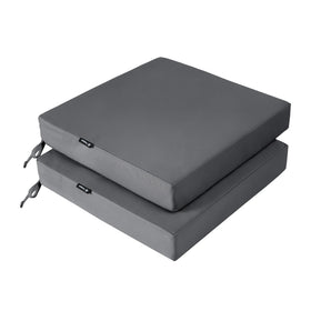 Favoyard patio chair cushion with waterproof cover protects foam during rain.