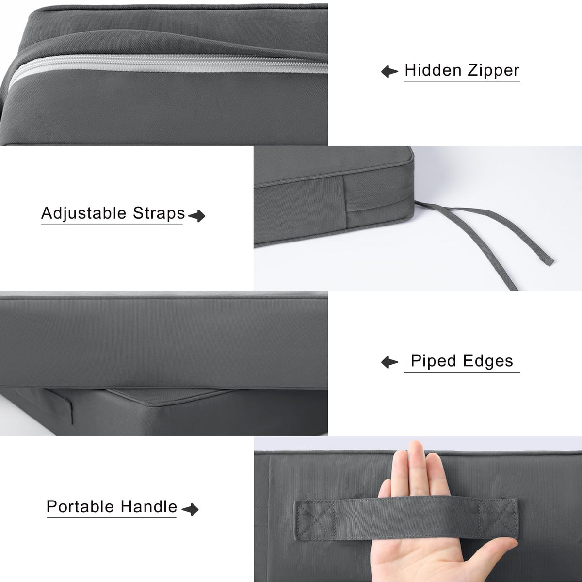 Favoyard removable cover with hidden zipper enables easy cleaning.