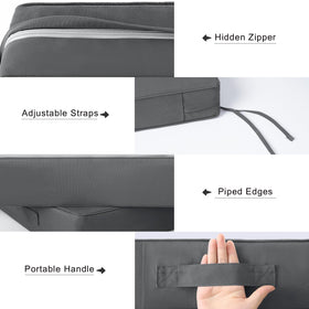 Favoyard removable cover with hidden zipper enables easy cleaning.