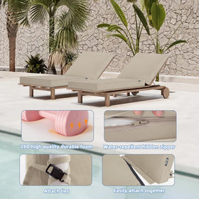 Favoyard removable covers with zippers and ties for secure, easy cleaning
