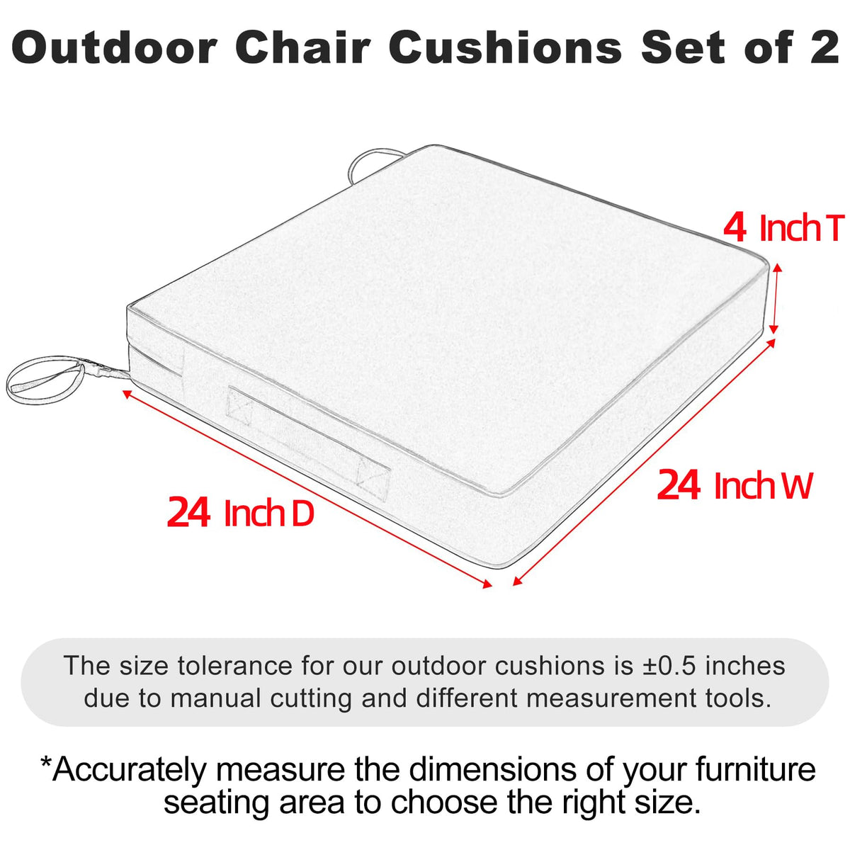 Favoyard thick padding provides soft, supportive seating for outdoor use