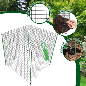 Fayoo lawn anchor spikes secure cages firmly to the ground