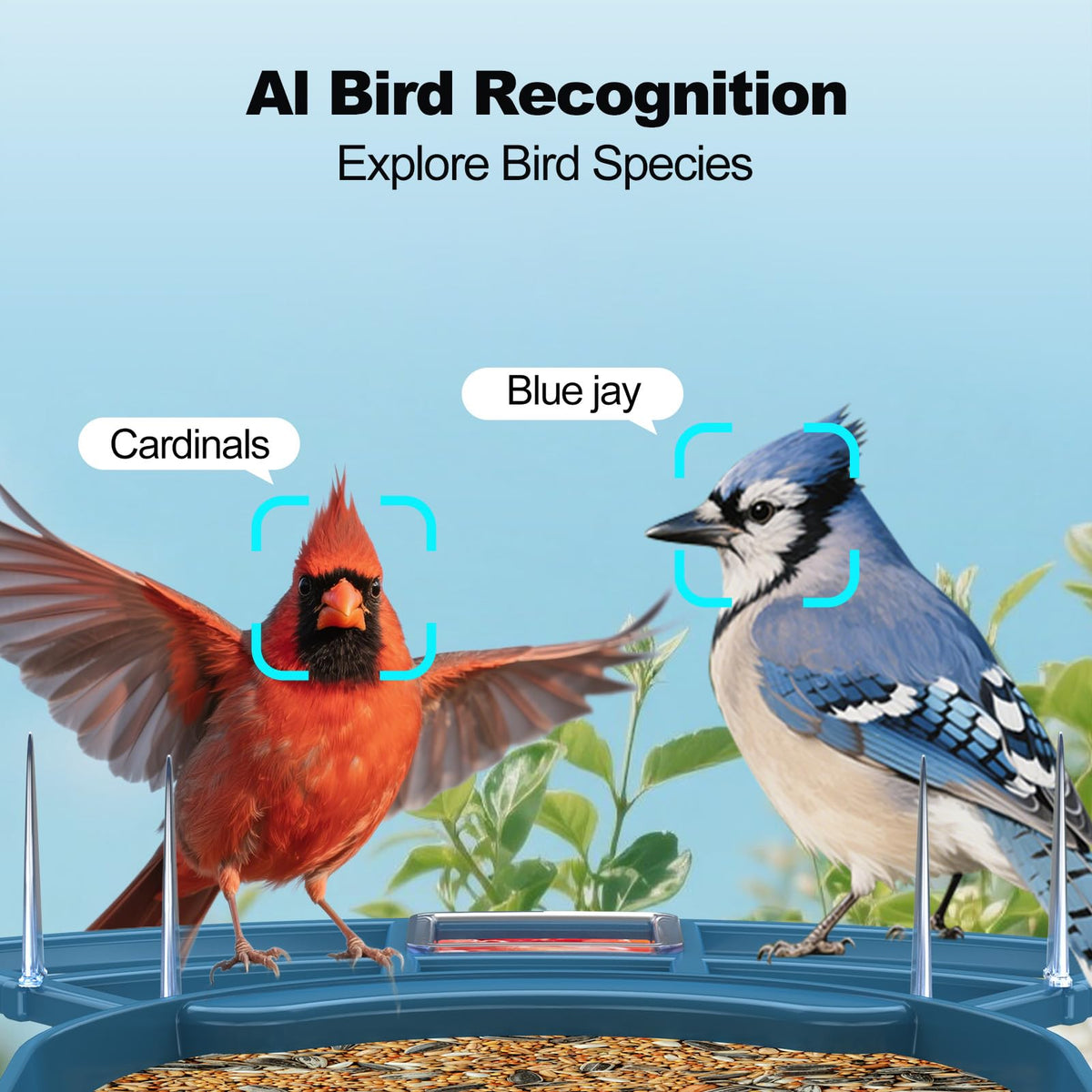 Fazoxo motion alerts notify you instantly of bird activity near the feeder