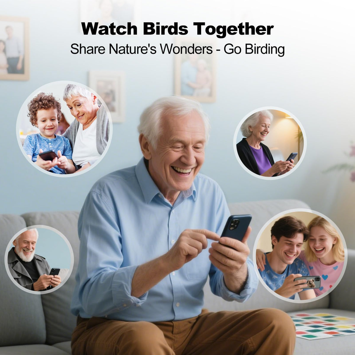 Fazoxo IP65 weatherproof design withstands rain and snow during birdwatching